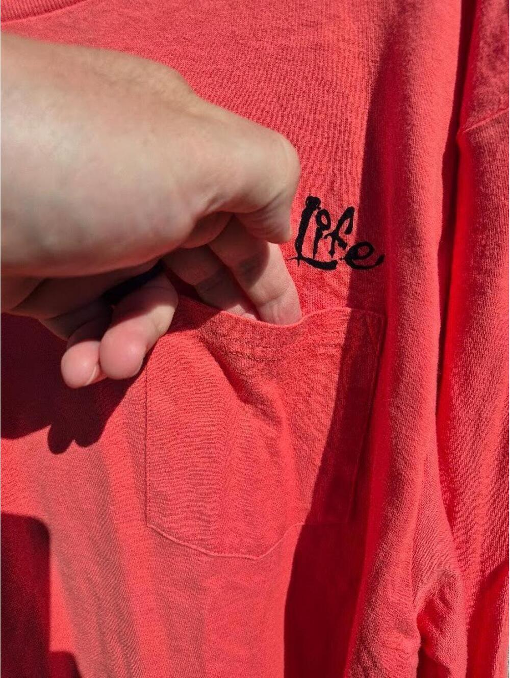 Salt Life Black XL Rare Tall New w/ Tags One Cast At a Time Fishing Shirt L/S - Picture 5 of 8